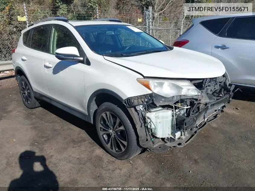 JTMDFREV5FD155671 2015 Toyota Rav4 Limited