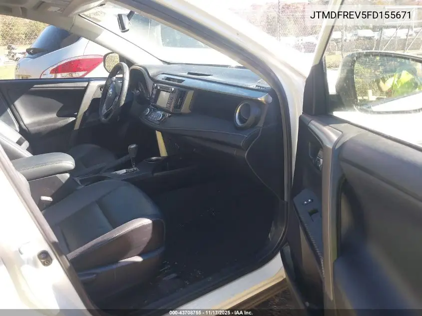 JTMDFREV5FD155671 2015 Toyota Rav4 Limited