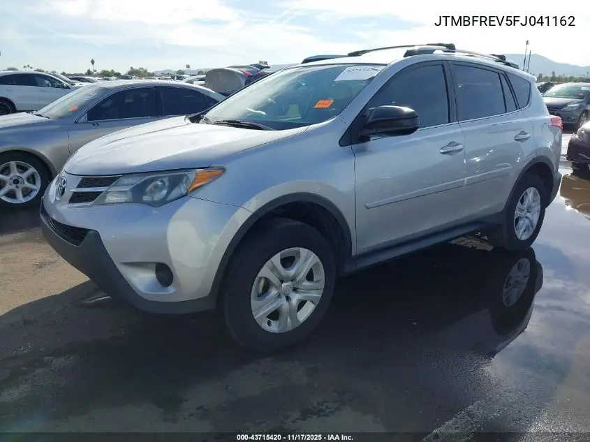 JTMBFREV5FJ041162 2015 Toyota Rav4 Le