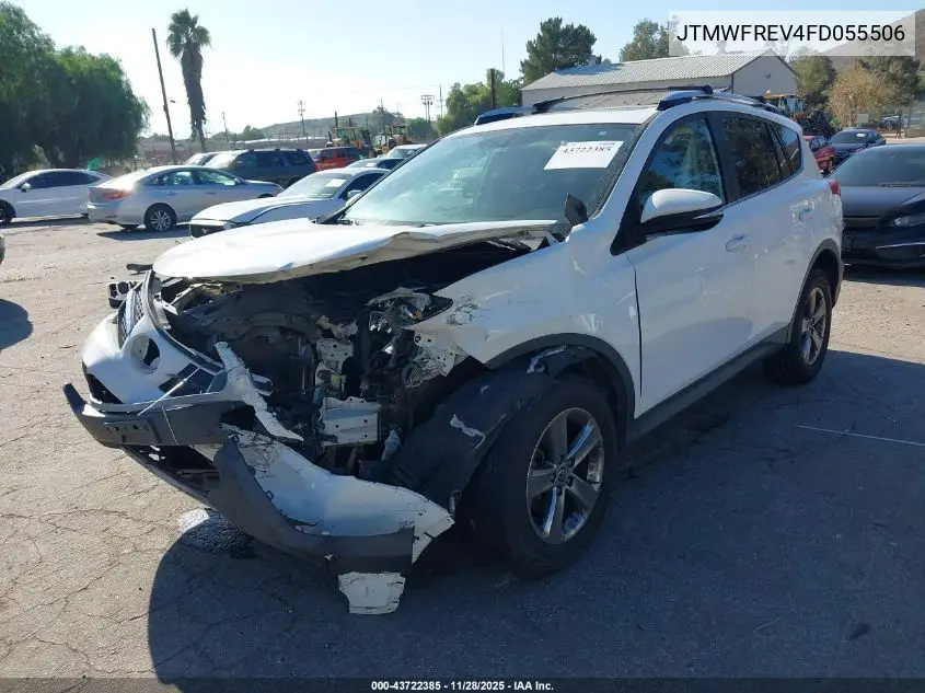 JTMWFREV4FD055506 2015 Toyota Rav4 Xle