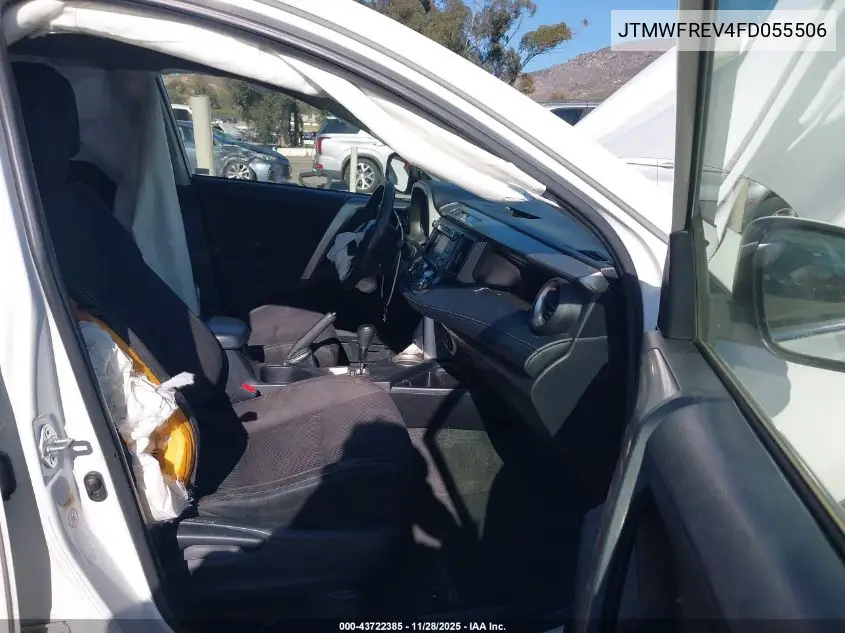 JTMWFREV4FD055506 2015 Toyota Rav4 Xle
