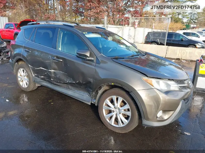 JTMDFREV2FD174758 2015 Toyota Rav4 Limited