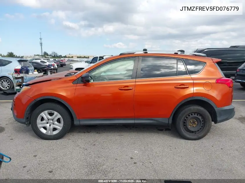JTMZFREV5FD076779 2015 Toyota Rav4 Le