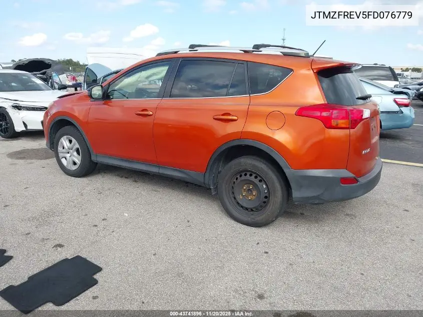 JTMZFREV5FD076779 2015 Toyota Rav4 Le