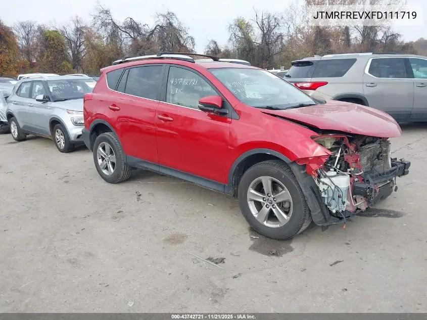 JTMRFREVXFD111719 2015 Toyota Rav4 Xle