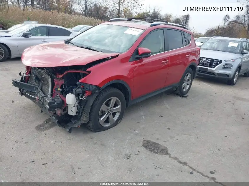 JTMRFREVXFD111719 2015 Toyota Rav4 Xle
