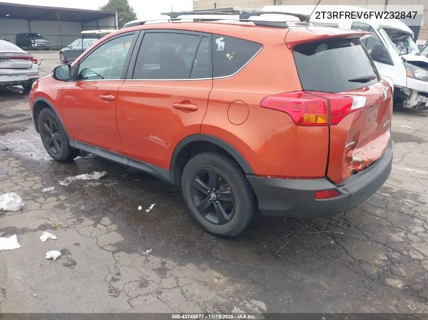 2T3RFREV6FW232847 2015 Toyota Rav4 Xle