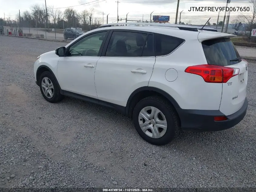 JTMZFREV9FD067650 2015 Toyota Rav4 Le