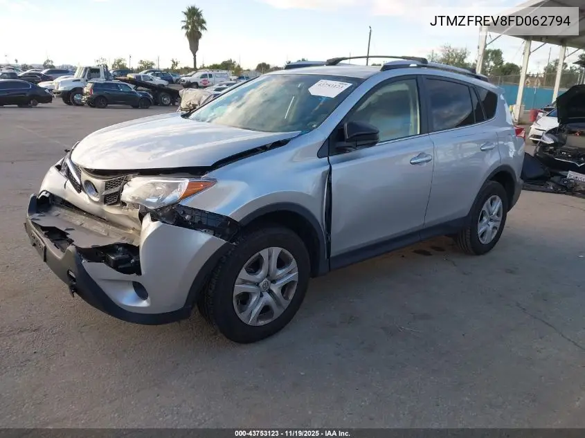 JTMZFREV8FD062794 2015 Toyota Rav4 Le
