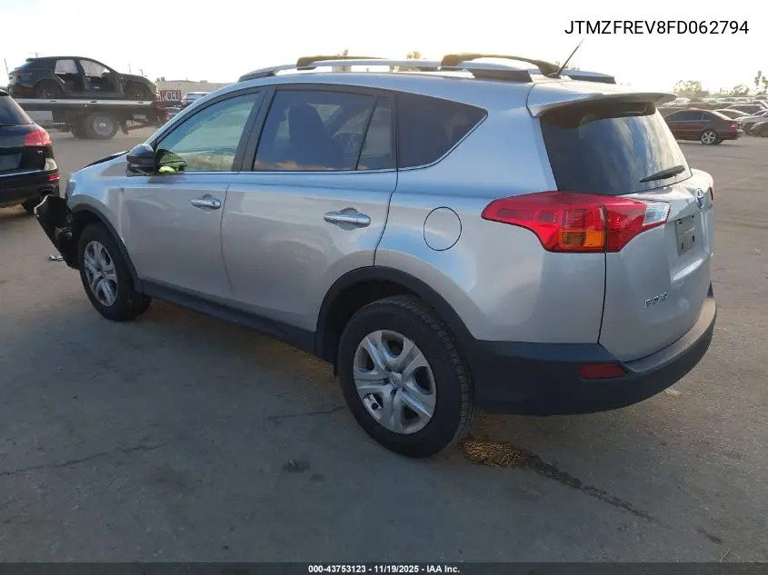 JTMZFREV8FD062794 2015 Toyota Rav4 Le