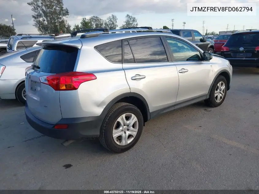 JTMZFREV8FD062794 2015 Toyota Rav4 Le