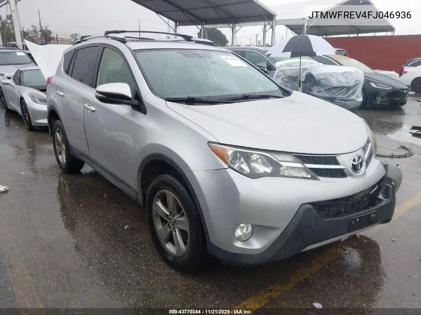 JTMWFREV4FJ046936 2015 Toyota Rav4 Xle