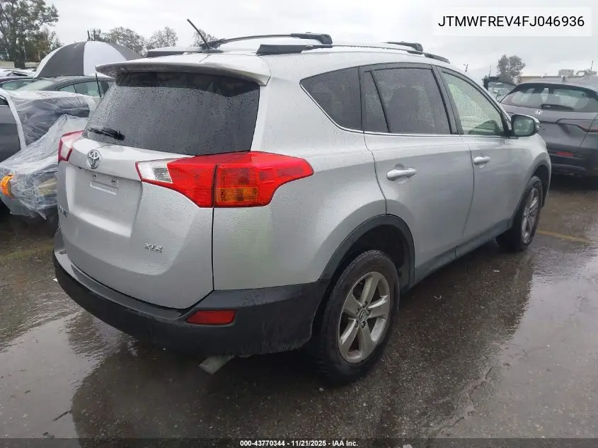 JTMWFREV4FJ046936 2015 Toyota Rav4 Xle