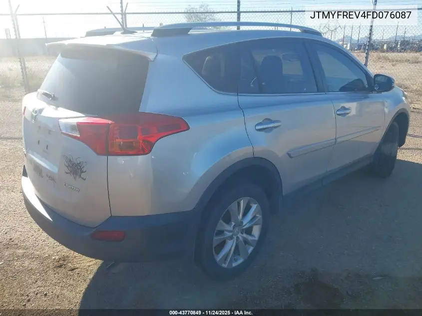 JTMYFREV4FD076087 2015 Toyota Rav4 Limited
