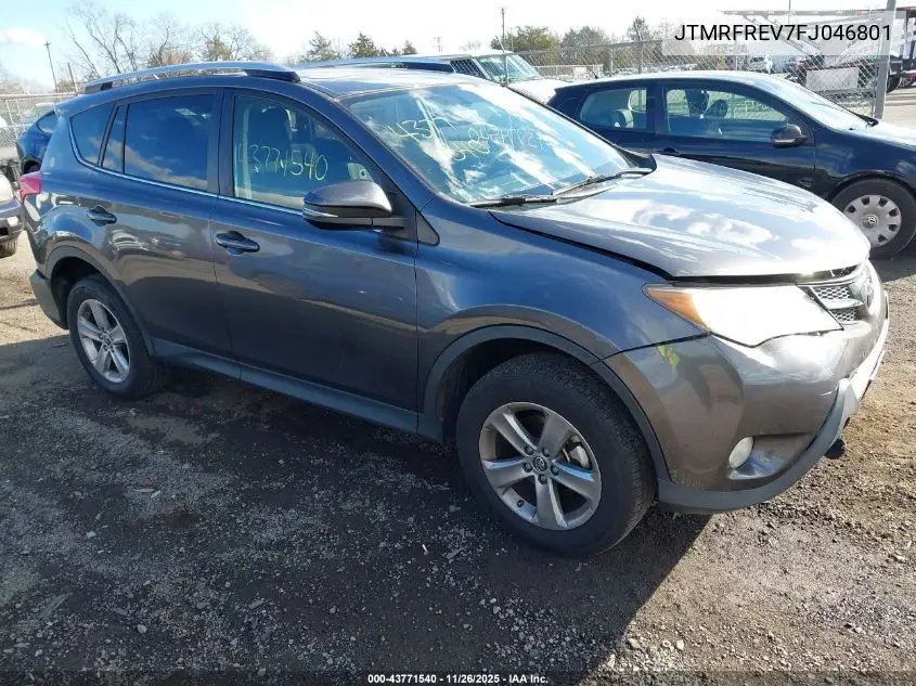 JTMRFREV7FJ046801 2015 Toyota Rav4 Xle