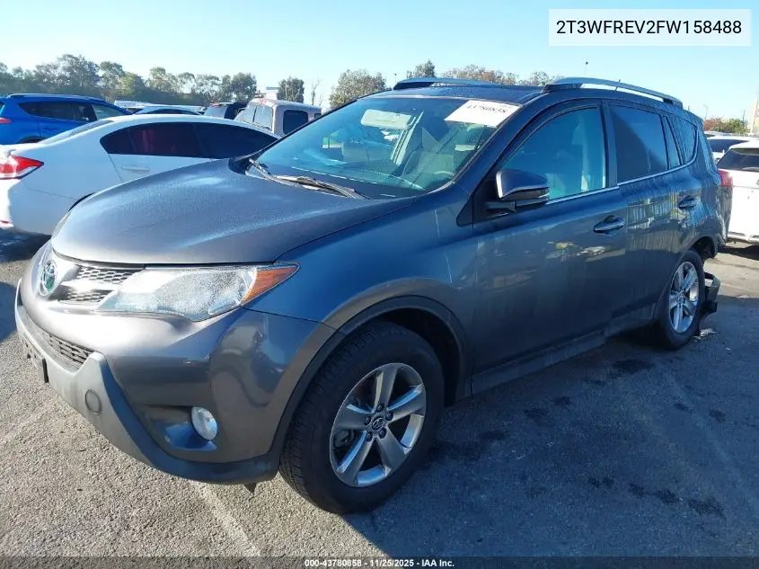 2T3WFREV2FW158488 2015 Toyota Rav4 Xle