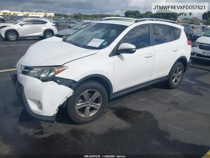 JTMWFREVXFD057521 2015 Toyota Rav4 Xle