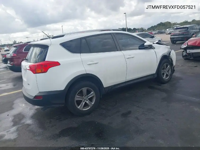JTMWFREVXFD057521 2015 Toyota Rav4 Xle