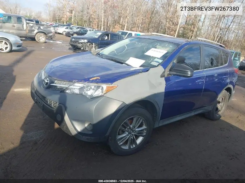 2T3BFREV3FW267380 2015 Toyota Rav4 Le