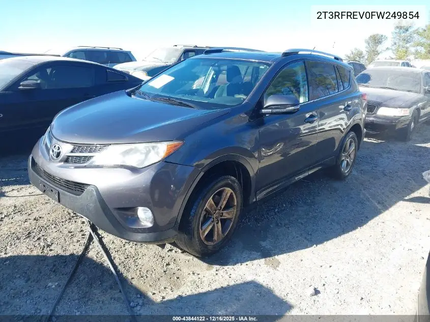 2T3RFREV0FW249854 2015 Toyota Rav4 Xle