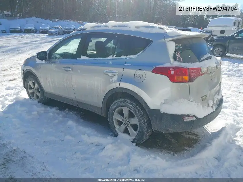 2T3RFREV8FW294704 2015 Toyota Rav4 Xle