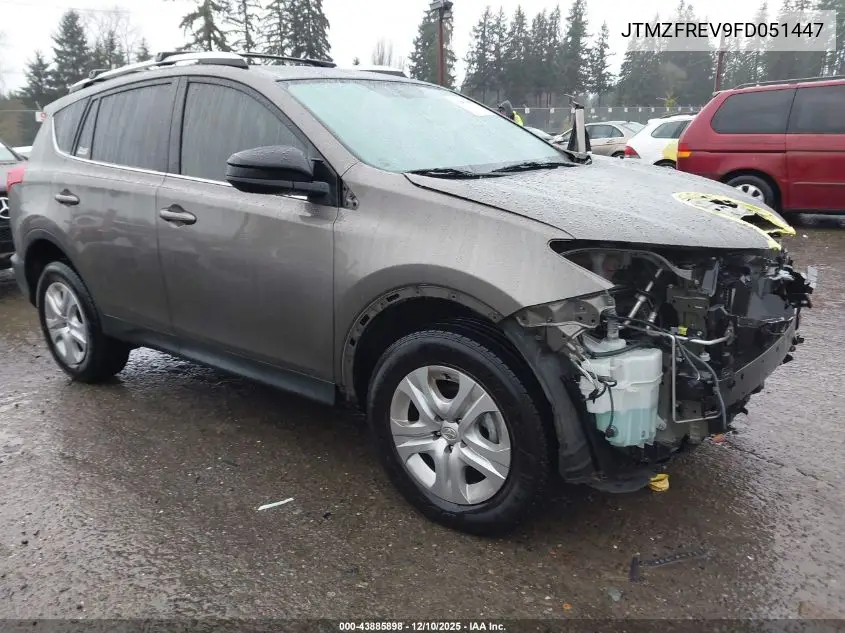 JTMZFREV9FD051447 2015 Toyota Rav4 Le