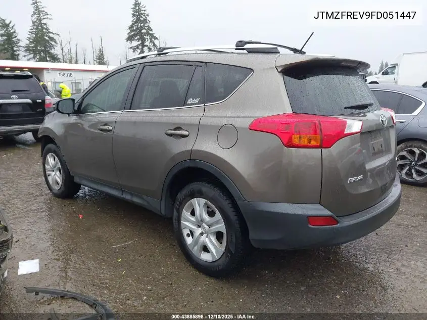 JTMZFREV9FD051447 2015 Toyota Rav4 Le