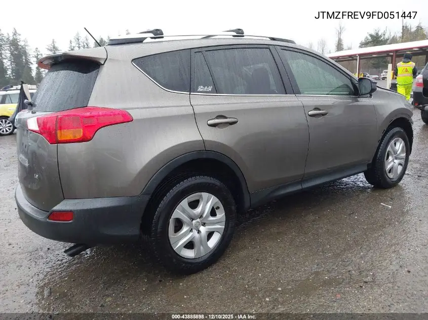 JTMZFREV9FD051447 2015 Toyota Rav4 Le