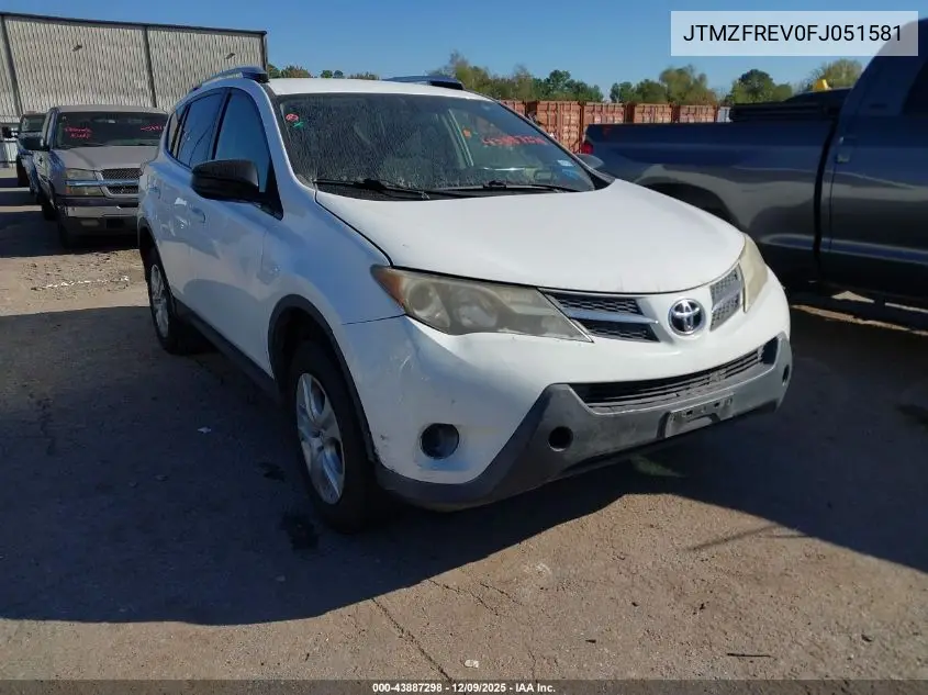JTMZFREV0FJ051581 2015 Toyota Rav4 Le