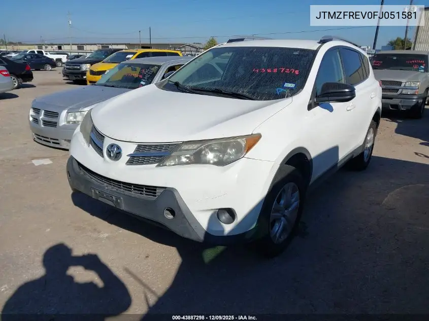 JTMZFREV0FJ051581 2015 Toyota Rav4 Le