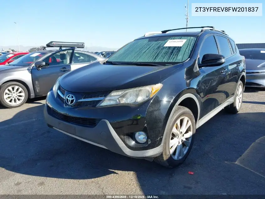 2T3YFREV8FW201837 2015 Toyota Rav4 Limited