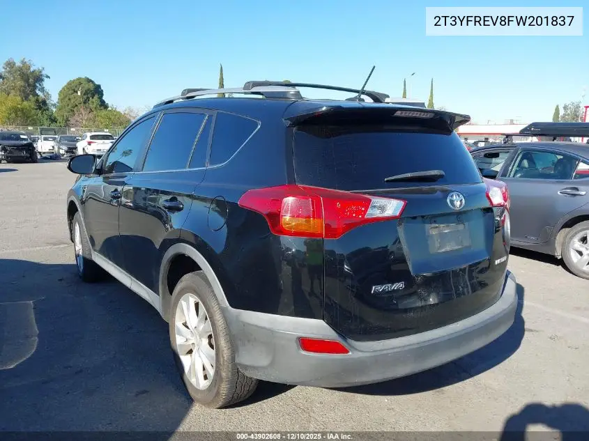 2T3YFREV8FW201837 2015 Toyota Rav4 Limited