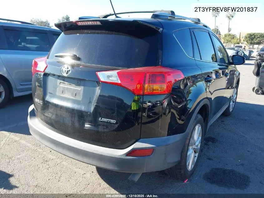 2T3YFREV8FW201837 2015 Toyota Rav4 Limited