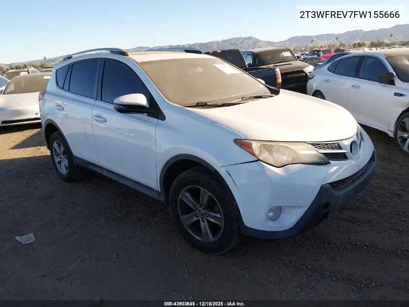 2T3WFREV7FW155666 2015 Toyota Rav4 Xle