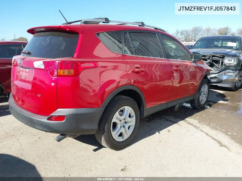 JTMZFREV1FJ057843 2015 Toyota Rav4 Le