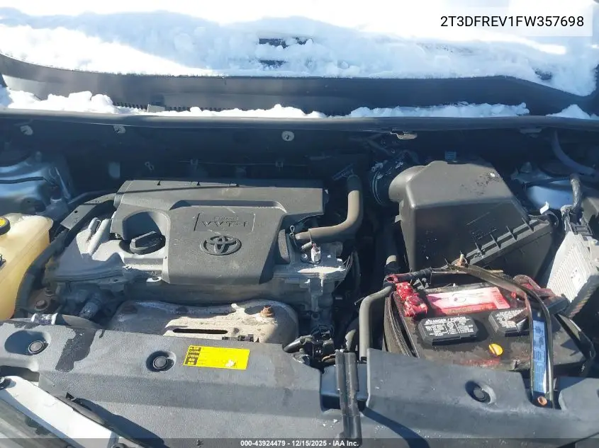 2T3DFREV1FW357698 2015 Toyota Rav4 Limited