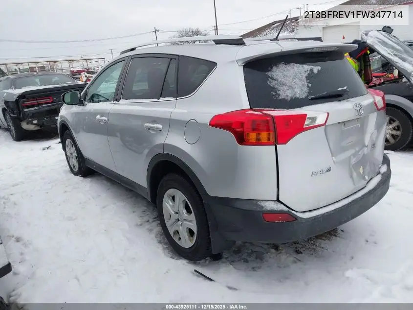 2T3BFREV1FW347714 2015 Toyota Rav4 Le