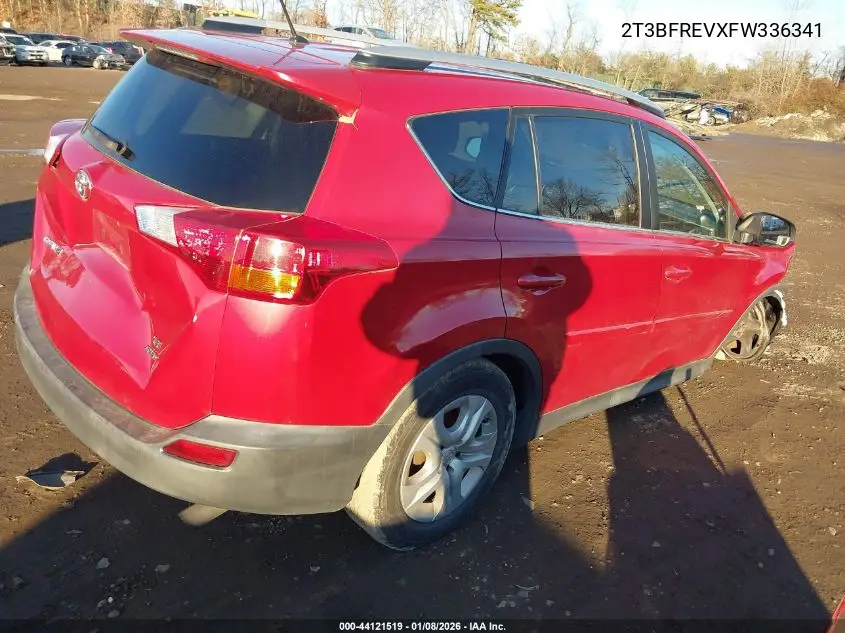 2T3BFREVXFW336341 2015 Toyota Rav4 Le