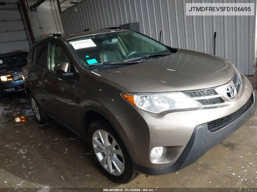 JTMDFREV5FD106695 2015 Toyota Rav4 Limited