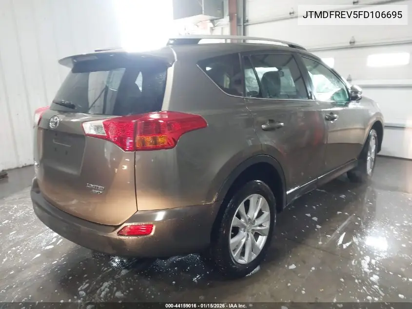 JTMDFREV5FD106695 2015 Toyota Rav4 Limited