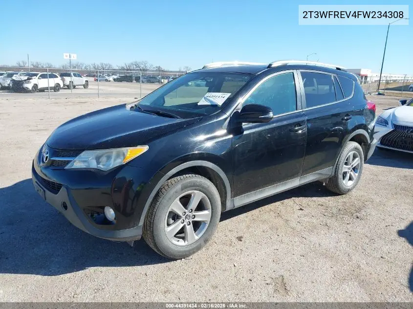 2T3WFREV4FW234308 2015 Toyota Rav4 Xle