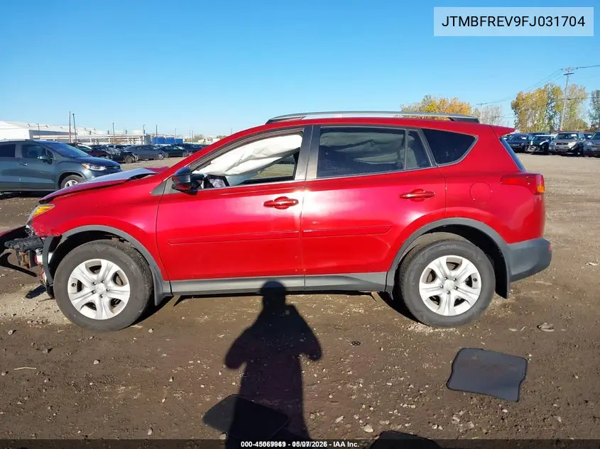 JTMBFREV9FJ031704 2015 Toyota Rav4 Le