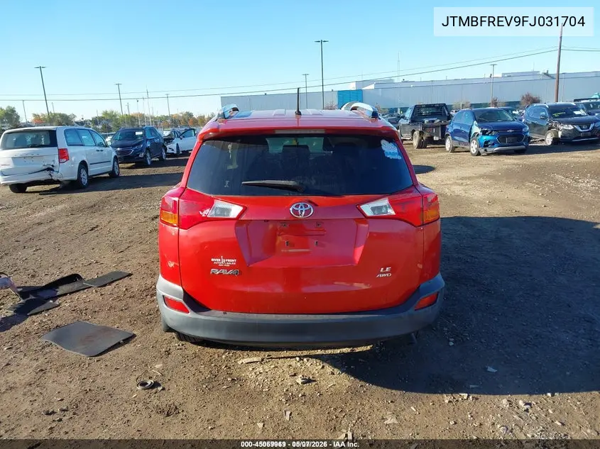 JTMBFREV9FJ031704 2015 Toyota Rav4 Le