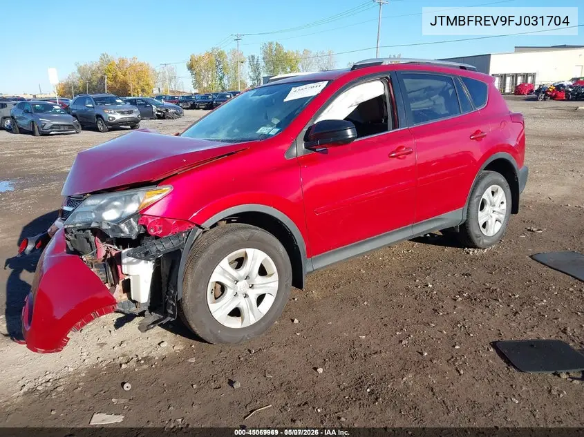 JTMBFREV9FJ031704 2015 Toyota Rav4 Le
