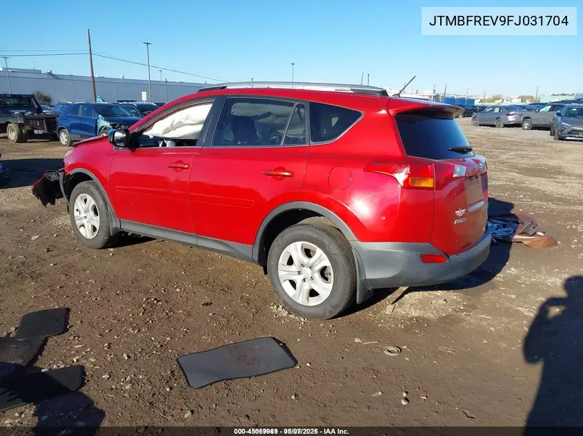 JTMBFREV9FJ031704 2015 Toyota Rav4 Le
