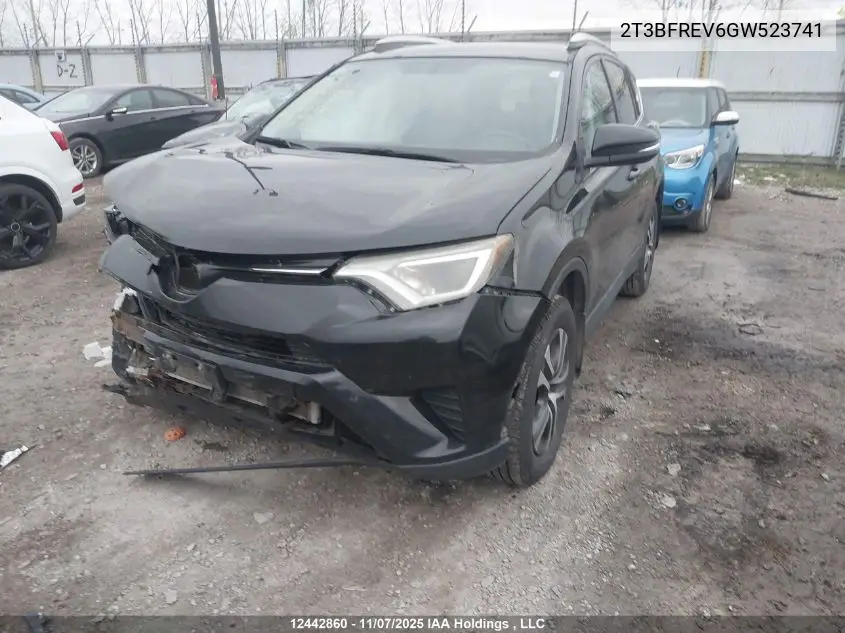 2T3BFREV6GW523741 2016 Toyota Rav4 Le
