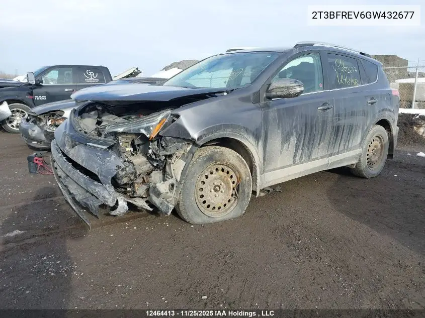 2T3BFREV6GW432677 2016 Toyota Rav4 Le