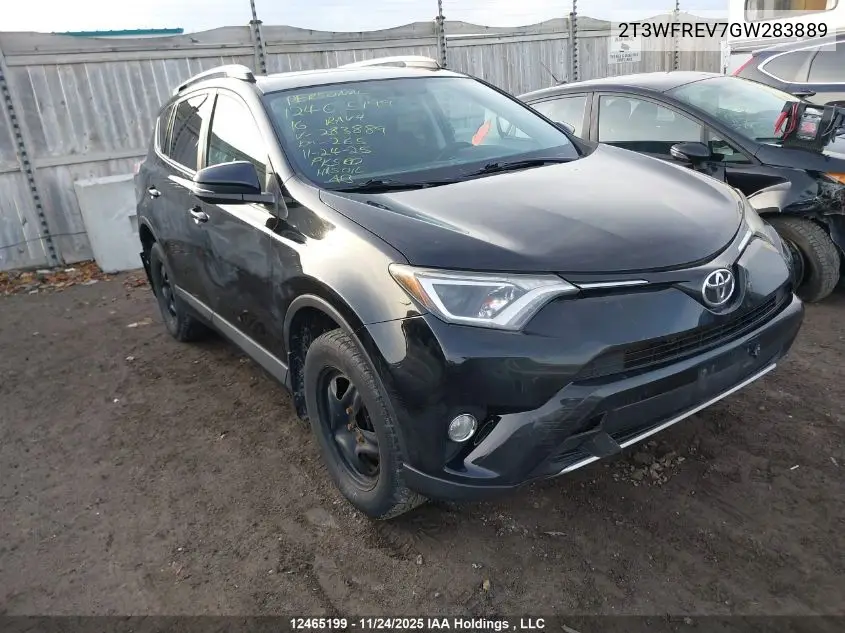 2T3WFREV7GW283889 2016 Toyota Rav4 Xle