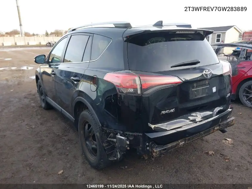 2T3WFREV7GW283889 2016 Toyota Rav4 Xle