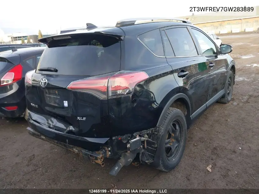 2T3WFREV7GW283889 2016 Toyota Rav4 Xle